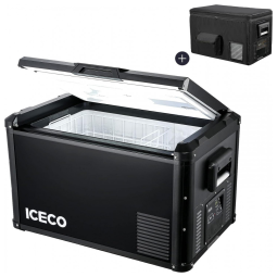 ICECO VL35 Mini Geladeira Automotiva Portátil, 12V DC 35 L, gabinete de aço