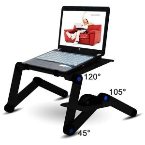 Suporte Ergonômico Laptop Elec Space, Ajustável Dobrável Preto