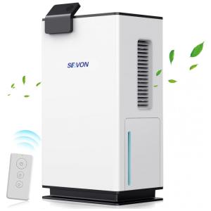 Desumidificador para Grandes Ambientes 2L até 700 m2 com Controle Remoto e Silencioso, 110V, SEAVON, Branco