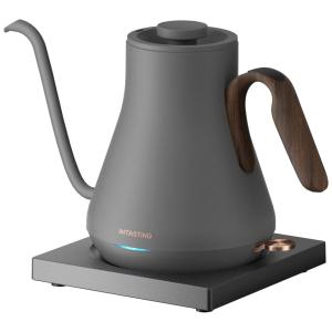 Chaleira Elétrica 0,9L com Bico Ultra Fino e Controle Preciso de Fluxo de Água, 110V 1200W, INTASTING, Branca