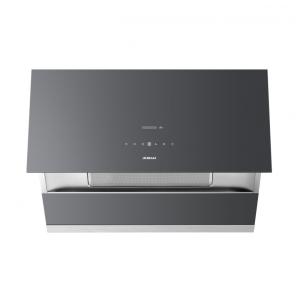 Coifa de embutir ou parede 91cm Robam cinza aço inox 304 vidro motor BLDC 1400 CFM controle por gestos 9 velocidades 110V