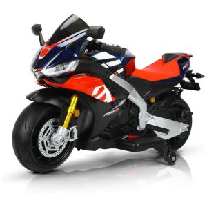 Moto Elétrica Infantil a Bateria 12V com Sons e Luzes, Idade Rec 3 a 10 Anos, HEIMILI, Azul