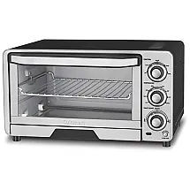 Forno Elétrico de Bancada 40 com 7 Níveis de Temperatura e 4 Funções, 1800W, 110v, CUISINART TOB 40N, Prateado