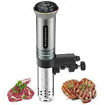 Termocirculador Elétrico com Temporizador Digital para até 20L, 1100W, 110v, KITCHENFUN, Preto