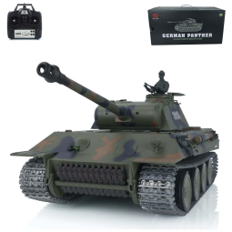 Tanque de Guerra TOUCAN RC HOBBY Panther 3819 com Controle Remoto, Escala 116, Verde
