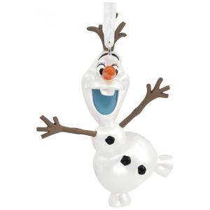 Enfeite Natalino Hallmark Disney Frozen Olaf 2HCM9020, Resina com Acabamento Perolado e Glitter