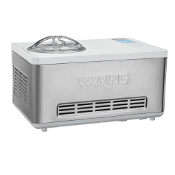 Máquina de Sorvete Automática 2L de Capacidade, 180W, 110v, WARING WCIC20, Prateado