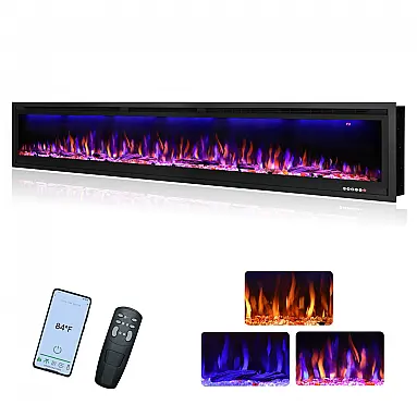 Lareira Elétrica de Embutir A44x219L