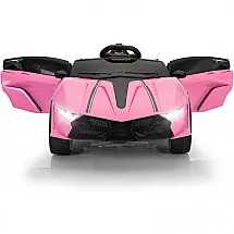 Carro, Carrinho Elétrico Infantil a Bateria 12V 1 Assento com Display de Energia e Buzina de Músicas, TOBBI, Amarelo