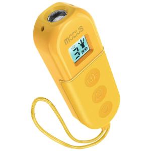 Dispositivo Anti Latido Ultrassónico 3 em 1 Recarregável via USB, Tela LCD, MODUS, Amarelo