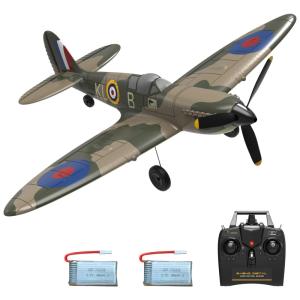 Avião de Controle Remoto com Sistema de Estabilização Xpilot para Crianças e Adultos, VOLANTEXRC 76112 RTF, Verde