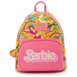 Mochila Escolar Infantil Barbie Verão para Crianças Maiores de 12 Anos, Rosa