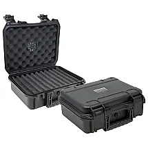 Umidor para Charutos Prestige Import Group Preto Resistente à Água para Viagem com 40 Compartimentos