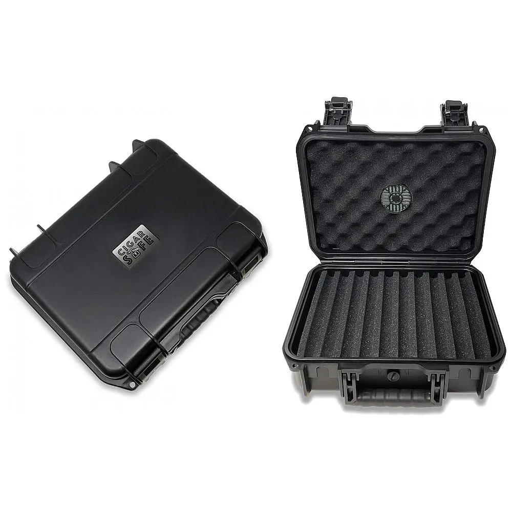 Umidor para Charutos Prestige Import Group Preto Resistente à Água para Viagem com 40 Compartimentos — foto 2