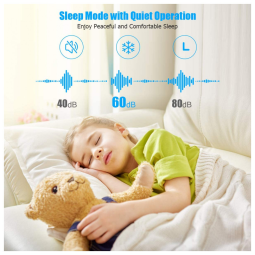 Climatizador COSTWAY, 3 Velocidades, Controle Remoto, Preto, Branco 110V