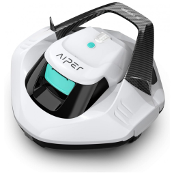 Aspirador Robô sem Fio Automático para Piscina com Motor de Acionamento Duplo, até 35 Min de Ação, AIPER Seagull 600, Branco