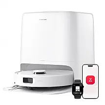 Robô Aspirador e Passa Pano Roborock Qrevo 2 Pro 20.000 Pa Base de Autoesvaziamento e Lavagem Branco