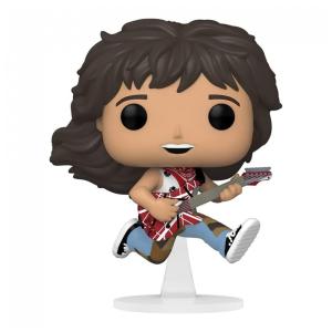 Boneco Eddie Van Halen com Guitarra para Crianças a partir de 6 Anos, FUNKO 59388, Preto