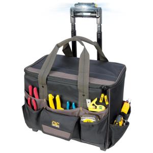 Bolsa de Ferramentas Organizadora com 17 Compartimentos, CUSTOM LEATHERCRAFT L258, Preto