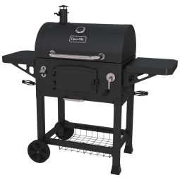 Churrasqueira e Defumador a Carvão Serve até 24 Pessoas, Cor, DYNA GLO DGN486DNC D, Preto