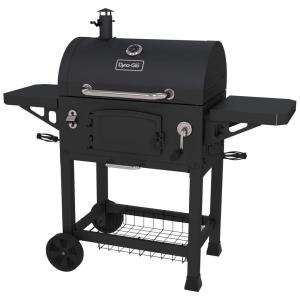 Churrasqueira e Defumador a Carvão Serve até 24 Pessoas, Cor, DYNA GLO DGN486DNC D, Preto