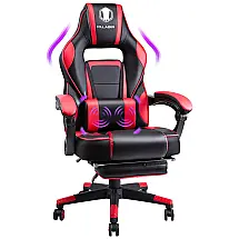 KILLABEE Cadeira de Escritório Gamer Reclinável e Ergonômica com Apoio para Lombar, Vermelha