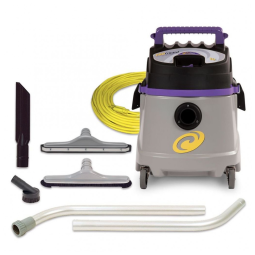 Aspirador de Pó Comercial Úmido e Seco Capacidade 37,90L com Kit de Ferramentas, 110V 1380W, ProGuard Pro Team, Cinza