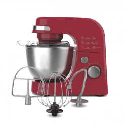 Batedeira Elétrica de Bancada 4 Litros 7 Velocidades em Aço Inoxidável, 110V 300W, Hamilton Beach, Vermelha