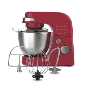 Batedeira Elétrica de Bancada 4 Litros 7 Velocidades em Aço Inoxidável, 110V 300W, Hamilton Beach, Vermelha