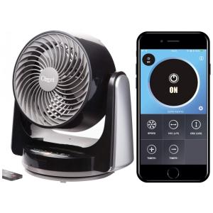 Ventilador de Mesa Oscilante Duplo com 10 Velocidades e Bluetooth, 110V 10W, Ozeri OZF6BT, Preto