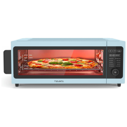 Forno Elétrico 10 em 1 com Controle de Temperatura, Capacidade de 16L e 10 Menus Predefinidos, 110V 1800W, Fabuletta, Azul Celeste