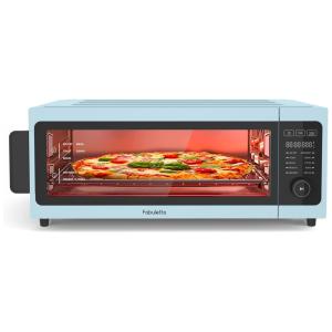 Forno Elétrico 10 em 1 com Controle de Temperatura, Capacidade de 16L e 10 Menus Predefinidos, 110V 1800W, Fabuletta, Azul Celeste