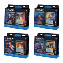 Magic The Gathering Doctor Who Commander, Inclui Todos os 4 Decks para Jogadores de 13 Anos ou Mais