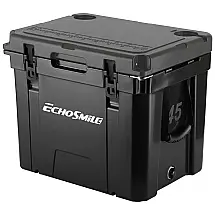 Cooler Térmico Portátil 45 Litros, EchoSmile, Preto