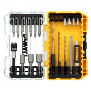 Kit Brocas de Chaves 20 Peças com Estojo, DEWALT DW2503, Amarelo
