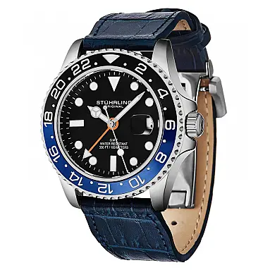 Relogio Meridian 3968L GMT 42mm