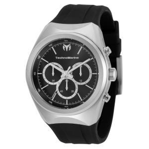 TechnoMarine MoonSun MoonSun Relgio Masculino - 45mm. Preto TM-820003