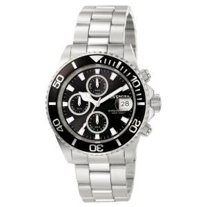 Relógio Masculino Pro Diver, Invicta 1003, Prata e Preto