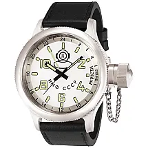 Relgio masculino Pro Swiss Ronda calibre 515.24H - 52 mm. Preto 7003