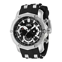 Relógio masculino Pro 0,71 quilates Diamond - 50 mm. Aço. Preto 38003