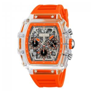 Relógio Masculino Invicta Activa X com Mostrador Esqueleto 44,3mm, Laranja ACW2305003