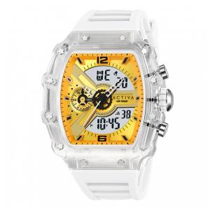 Relógio Digital Masculino Activa X Invicta 44.3mm Branco ACW2398003