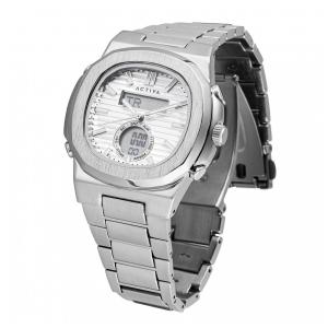 Relógio Masculino Digital Activa X Invicta Orion 42.2mm, Prateado ACW2279003