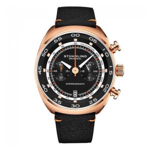 Relógio Masculino Stuhrling Roadster 1000.03 Quartzo 44mm com Cronógrafo, Preto