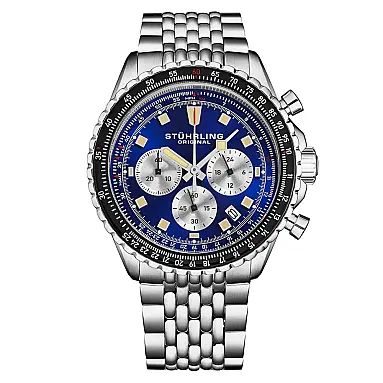 Relógio Cronógrafo Stuhrling Raceway 44mm