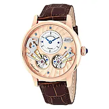Relógio Masculino Stuhrling Sagittarian 740 Automático 45mm, Ouro Rosa