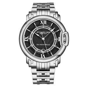 Relógio Masculino Stuhrling 1001.03 Automático 44mm, Prata