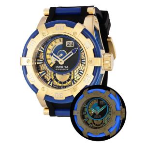 Relógio Masculino Reserve Bolt Hyperion, Invicta 37203, Preto e Azul