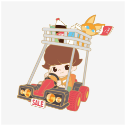 Conjunto de 3 Emblemas DIMOO Where We Go e 9 Emblemas DIMOO Where We Go Pop Mart