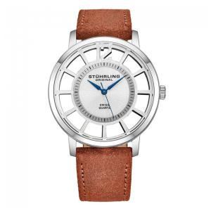 Relógio Masculino Stuhrling 388S2 Quartzo 40mm, Marrom